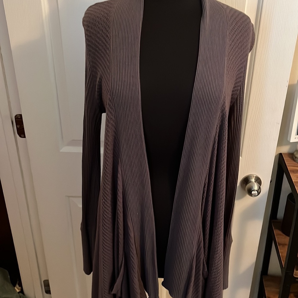 Grey cardigan